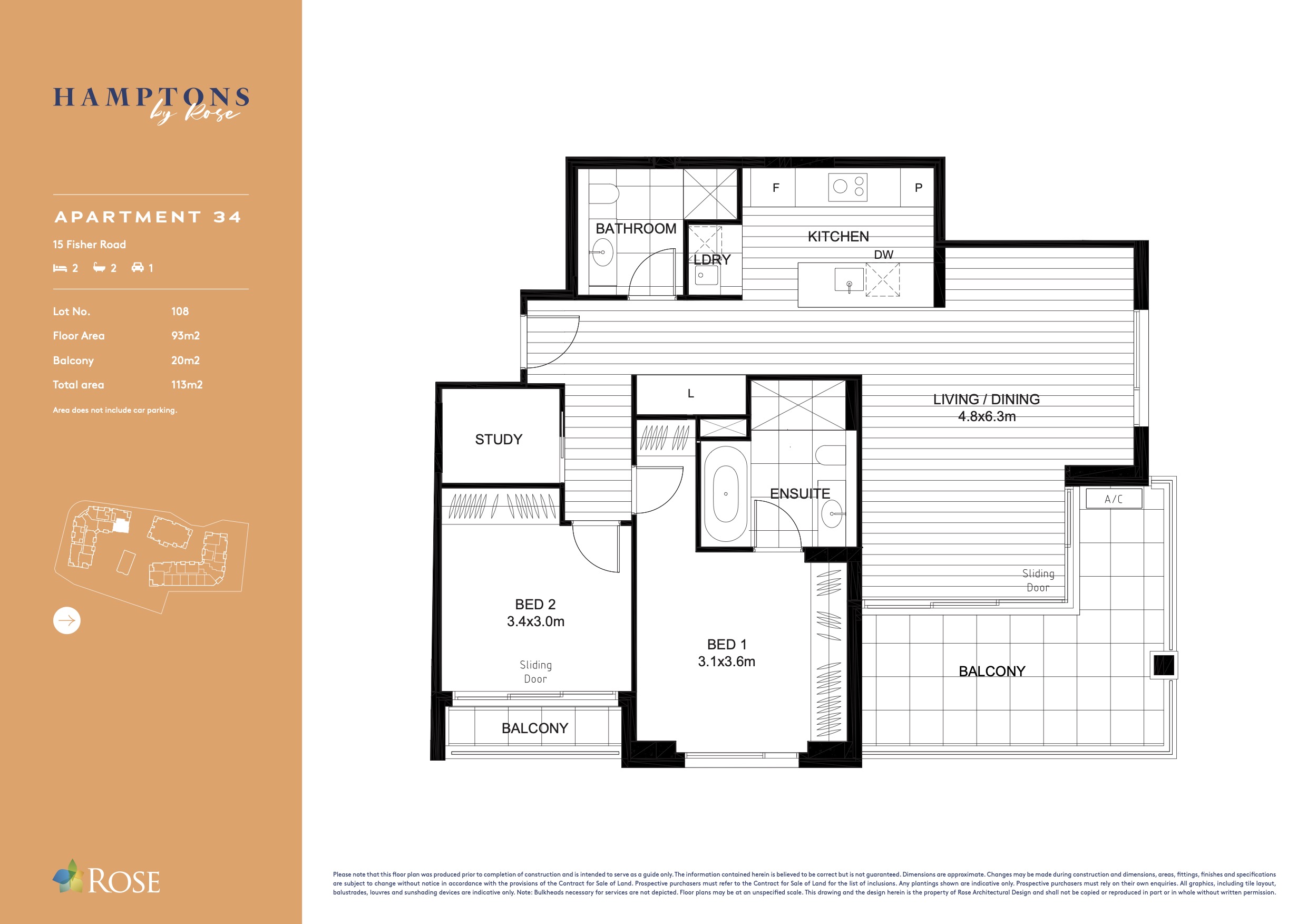 Hamptons Floorplan 3415